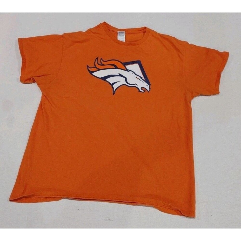 Denver Broncos NFL Orange Crush Delta Apparel GMC Promo Tshirt Adult Size XL